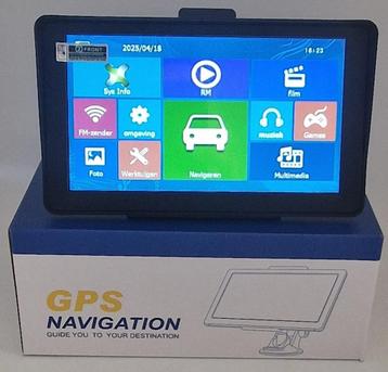 7' inch Auto, Camper GPS Heel Europa IGO Navigatie.512MB,16G beschikbaar voor biedingen