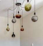 Kleurrijke Hanglamp, Huis en Inrichting, Lampen | Hanglampen, Ophalen, Zo goed als nieuw, Glas, 75 cm of meer