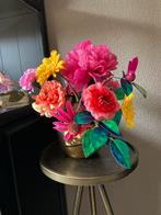 Toetervaas met Zijden bloemen Set Compleet, Ophalen of Verzenden, Nieuw