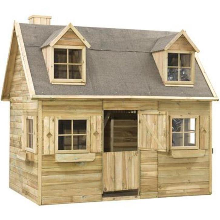 Houten speelhuisje Missy Julia, Kinderen en Baby's, Speelgoed | Buiten | Speelhuisjes, Nieuw, Hout, Ophalen of Verzenden