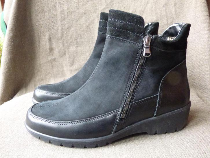 Waldläufer Enkellaars - zwart - Wijdte K - maat 38, Kleding | Dames, Schoenen, Zo goed als nieuw, Lage of Enkellaarzen, Zwart