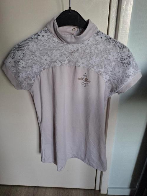 Fairplay luxe wedstrijdshirt Lucia 2.0 maat S wit, Dieren en Toebehoren, Paardrijkleding, Zo goed als nieuw, Dames, Bovenkleding