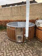 25x gebruikte~tweedehandse Hottub houtgestookt & elektrisch, Ophalen of Verzenden