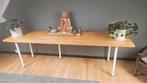 Te koop houten buroblad 246 cm bij 62 cm, Huis en Inrichting, Ophalen, Zo goed als nieuw, Rechthoekig, 50 tot 100 cm