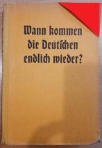 Wann kommen die Deutschen endlich wieder (1935), Ophalen of Verzenden, Landmacht, Duitsland, Boek of Tijdschrift