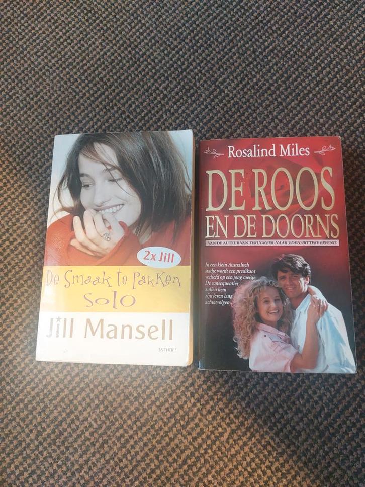 2 leuke romans van Jill Mansell en Rosalind Miles, Boeken, Romans, Gelezen, Ophalen of Verzenden