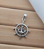 Sterling zilveren anker schip hanger, Ophalen of Verzenden, Zo goed als nieuw, Kruis of Symbool, Zilver
