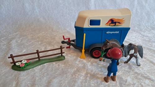 Nette Paardentrailer, Playmobil, Spirit, zelf samengesteld, Kinderen en Baby's, Speelgoed | Playmobil, Zo goed als nieuw, Los playmobil