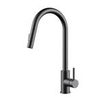 Keukenkraan Gun Metal of Goud Uittrekbaar Flexibel, Minder dan 50 cm, Overige kleuren, Nieuw, Ophalen of Verzenden