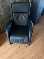 Leren luie televisie stoel, Huis en Inrichting, Fauteuils, Ophalen, Zo goed als nieuw, 75 tot 100 cm