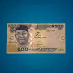500 naira Nigeria #041, Postzegels en Munten, Bankbiljetten | Afrika, Los biljet, Verzenden, Nigeria