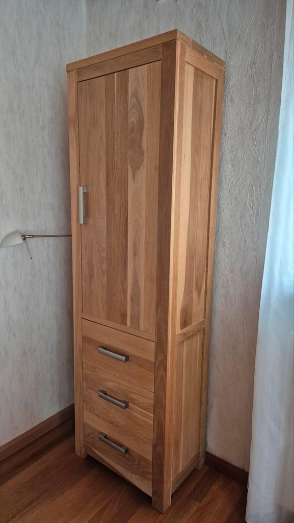 Hoge kast, 60x40x200 cm, Huis en Inrichting, Kasten | Kledingkasten, Gebruikt, 150 tot 200 cm, 50 tot 100 cm, 25 tot 50 cm, Met lade(s)