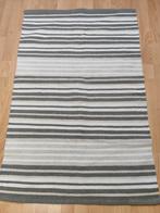 Vloerkleed grijs gestreept 80x120cm, 100 tot 150 cm, Zo goed als nieuw, Grijs, Rechthoekig