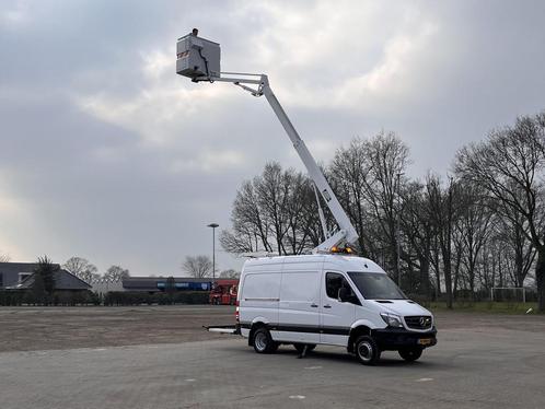 Mercedes-Benz Sprinter 516 160pk Hoogwerker 13 meter Euro 6, Auto's, Bestelauto's, Bedrijf, Te koop, ABS, Airbags, Airconditioning