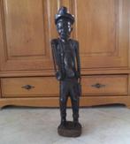 jaren 60 zwaar Ebbenhouten beeld Botswana Afrika, Antiek en Kunst, Kunst | Beelden en Houtsnijwerken, Ophalen