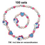 100 x eenhoorn set NIEUW Markthandel Partijhandel, Overige materialen, Ambachtsweg 21, Ophalen of Verzenden, Info@fakobijoux.nl