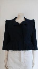 Supertrash suede jasje JILL maat M donkerblauw, Maat 38/40 (M), Supertrash, Blauw, Nieuw