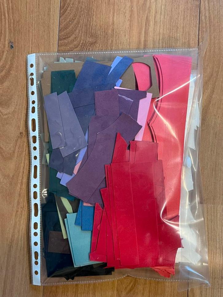 GRATIS cardstock restant voor de liefhebber om te stansen, Hobby en Vrije tijd, Knutselen, Gebruikt, Materiaal, Ophalen of Verzenden