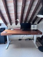 Actiforce elektrisch zit-sta bureau – hout – 180  80 cm, Ophalen, In hoogte verstelbaar, Zo goed als nieuw