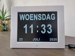 Dementieklok Stelcomfort, Huis en Inrichting, Woonaccessoires | Klokken, Ophalen of Verzenden, Zo goed als nieuw