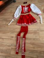 Cheerleader Carnavalspakje Compleet, Carnaval, Zo goed als nieuw, Kleding, Ophalen