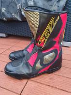 Stylmartin mt.44 motorlaarzen zwart-rood leer in mooie staat, Motoren, Kleding | Motorkleding, Dames, Stylmartin, Ophalen of Verzenden