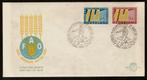Nederland FDC E55 Zonder Adres, Anti-honger 1963, Ophalen of Verzenden, Onbeschreven, Nederland
