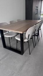 Prachtige eettafel van eikenhout, Huis en Inrichting, Tafels | Eettafels, Eikenhout, 200 cm of meer, Zo goed als nieuw, Rechthoekig