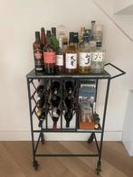 Dutchbone Mil Serving Trolley, Ophalen of Verzenden, Zo goed als nieuw, Metaal, Minder dan 50 cm