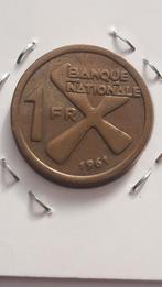 1 Franc 1961 Katanga - mooi exemplaar, Postzegels en Munten, Ophalen of Verzenden, Overige landen, Losse munt