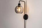 Nieuwe Rietveld Wandlamp Rookglas, Ophalen of Verzenden, Nieuw, Glas, Modern