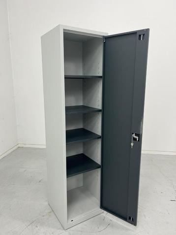 Archiefkast Draaideur - Grijs - 1x besch - PovagTweedeLeven beschikbaar voor biedingen