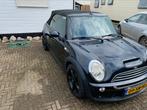 Mini 1.6 16V Cooper S Cabrio 2006 Zwart, Auto's, Mini, Voorwielaandrijving, 65 €/maand, 4 cilinders, Cabriolet