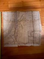 Antieke kaart Palestina, Gelezen, Verzenden, Landkaart, 1800 tot 2000