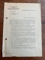 WO2 Bekendmaking verzet bevolkingsregister brand 1943, Verzenden, Nederland, Landmacht