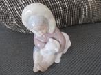 beeld lladro eskimo boy, Verzamelen, Beelden en Beeldjes, Ophalen of Verzenden, Zo goed als nieuw, Mens