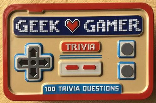 Kaartspel Geek Gamer Trivia - vanaf 6 jaar - ZGAN, Hobby en Vrije tijd, Gezelschapsspellen | Kaartspellen, Zo goed als nieuw, Een of twee spelers