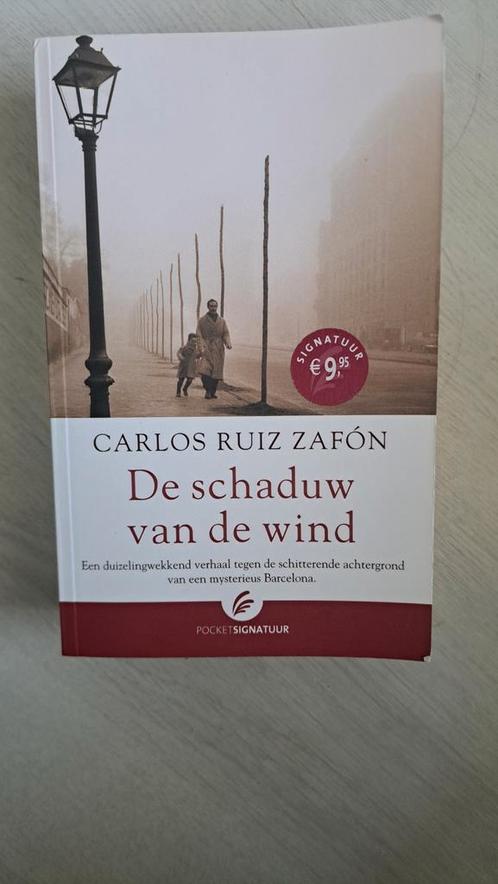 Carlos Ruiz Zafón - De schaduw van de wind, Boeken, Literatuur, Gelezen, Nederland, Ophalen of Verzenden