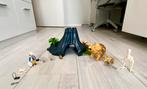 Playmobil Dino bundel met vulkaan, dino’s en ei, Verzenden, Gebruikt, Complete set