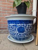 Chinees aardewerk 38cm doorsnede 36cm diep terras bloem pot, Ophalen