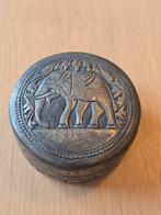 2x Prachtig antieke pillendoosje uit Combodja met Olifant, Ophalen of Verzenden