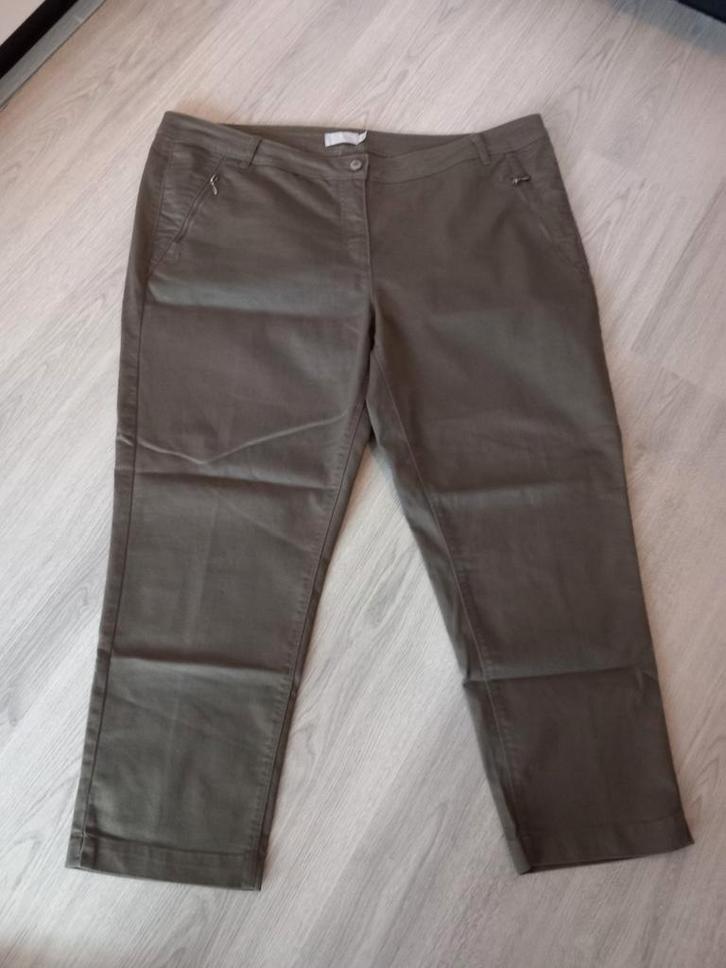 NIEUWE BRUINE DAMESBROEK MAAT 52/54 BRANDTEX, Kleding | Dames, Broeken en Pantalons, Nieuw, Maat 46/48 (XL) of groter, Bruin, Lang