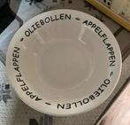 Oliebollen en Appelflappen Schaal ø 27 cm, Gebruikt, Porselein of Keramiek, Schaal, Rond