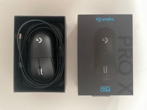 Logitech G PRO X Superlight gaming muis, Computers en Software, Muizen, Zo goed als nieuw, Muis, Rechtshandig, Draadloos, Gaming muis