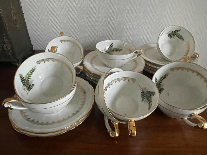 Antiek Limoges Theeservies JW Limoges porselein, Antiek en Kunst, Antiek | Servies compleet, Ophalen of Verzenden