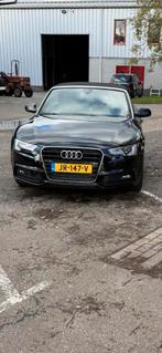 Zeer Nette Audi A5 Cabriolet S Line- 1.8 TFSI 2015 Zwart, Auto's, Zwart, 4 cilinders, Cabriolet, 4 stoelen