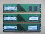 3x HP 4GB PC4-19200 DDR4-2400MHz Non ECC CL17, Computers en Software, RAM geheugen, DDR4, 2400 MHz, Ophalen of Verzenden, Zo goed als nieuw
