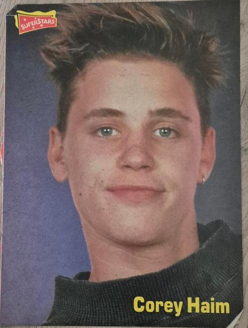 Mooie poster COREY HAIM (SUPERSTARS), Verzamelen, Posters, Zo goed als nieuw, Film en Tv, A4 of kleiner, Rechthoekig Staand, Ophalen of Verzenden