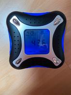 Nieuw zwarte Wekker met datum timer en thermometer led lamp, Ophalen of Verzenden, Nieuw