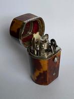 Schipdpad met zilveren necessaire, ca 1800, Antiek en Kunst, Antiek | Goud en Zilver, Ophalen of Verzenden, Zilver
